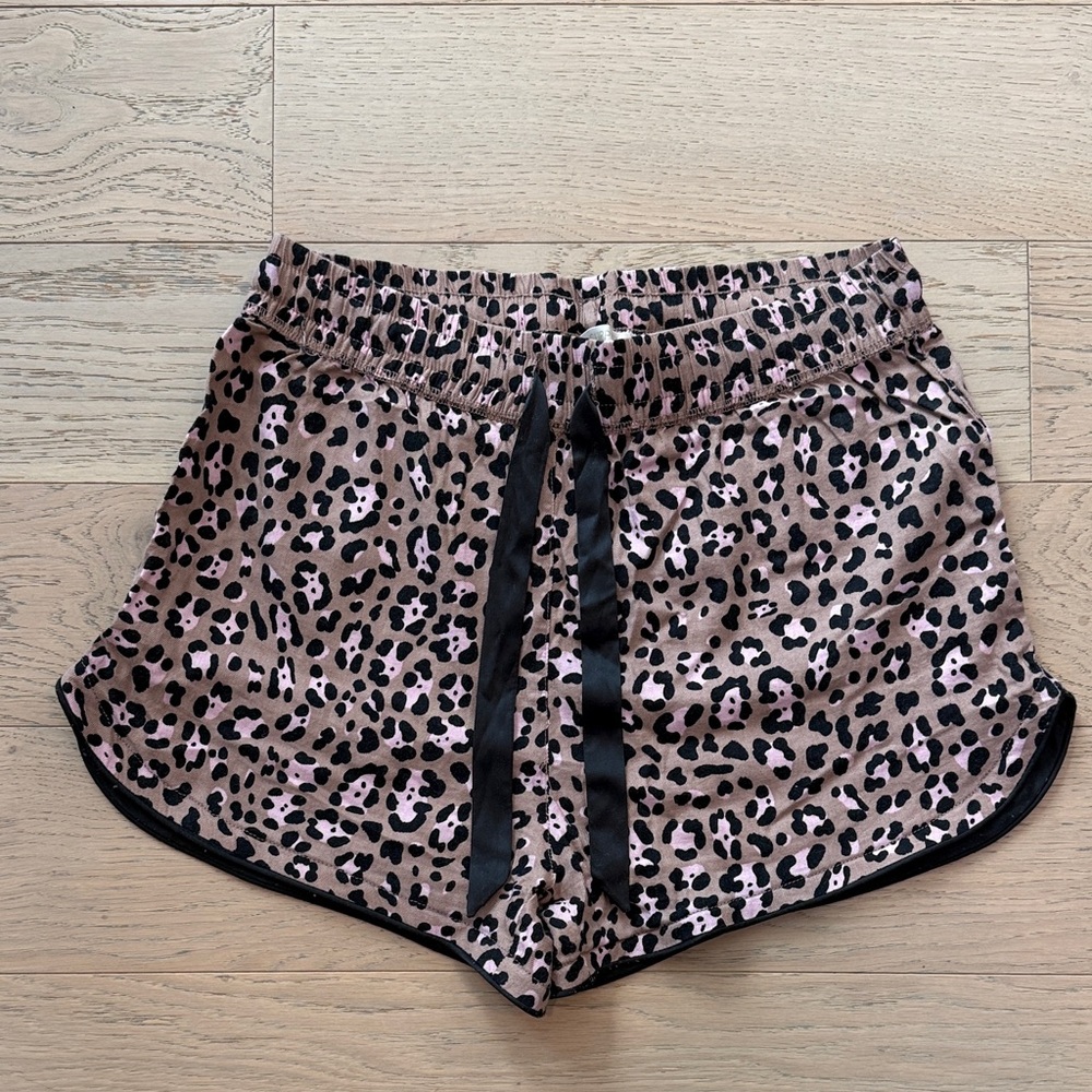Z Supply Leopard Print Athletic Shorts